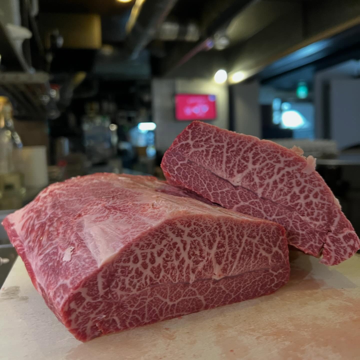 ステーキ用の牛肉